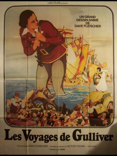Affiche du film LES VOYAGES DE GULLIVER