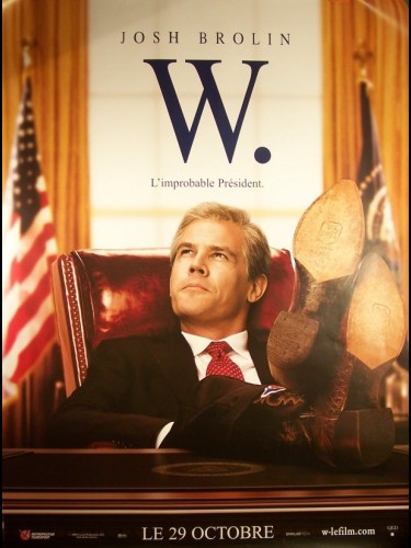 Affiche du film W(L'IMPROBABLE PRESIDENT) (MOTIF B)
