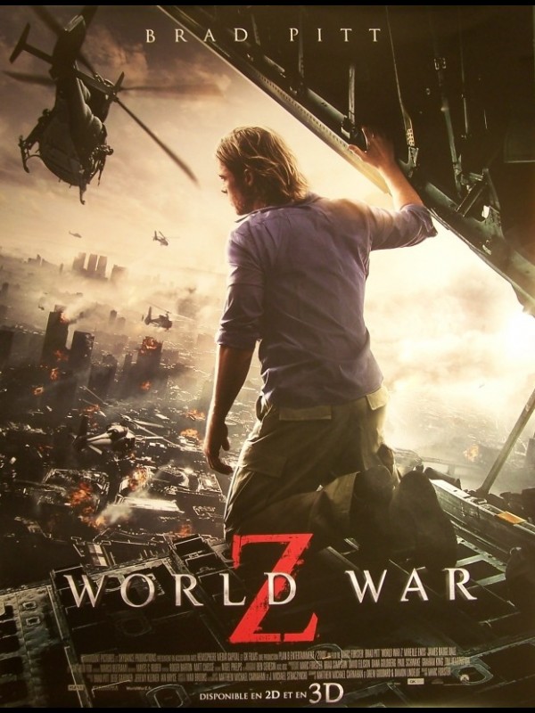 Affiche du film WORLD WAR Z (AFFICHE ROULÉE)