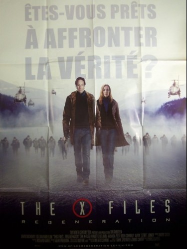 Affiche du film X-FILES : REGENERATION - THE X FILES: I WANT TO BELIEVE