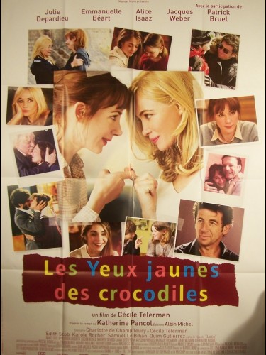 Affiche du film LES YEUX JAUNES DES CROCODILES