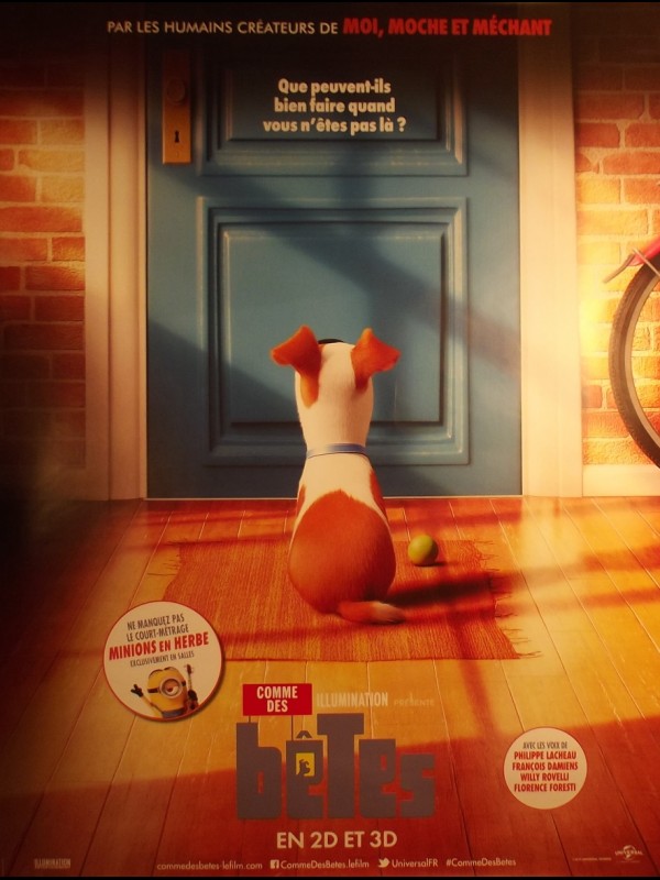 Affiche du film COMME DES BETES - THE SECRET LIFE OF PETS 2