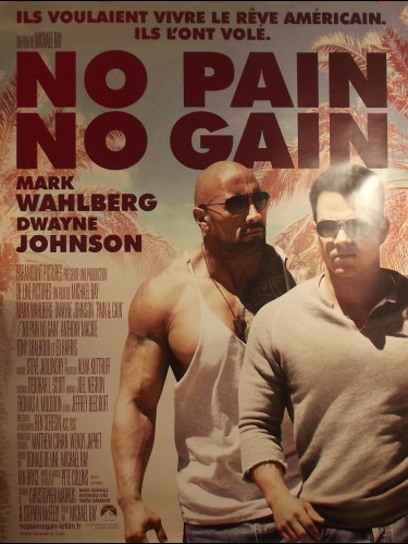 Affiche du film NO PAIN NO GAIN - PAIN AND GAIN