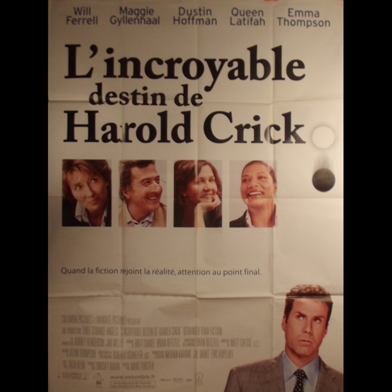 Affiche du film L'INCROYABLE DESTIN DE HAROLD CRICK titre original