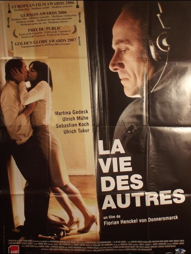 Affiche du film LA VIE DES AUTRES - titre original : DAS LEBEN DER ANDEREN