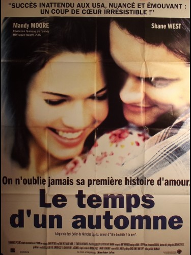 Affiche du film LE TEMPS D'UN AUTOMNE - Titre original : A WALK TO REMEMBER