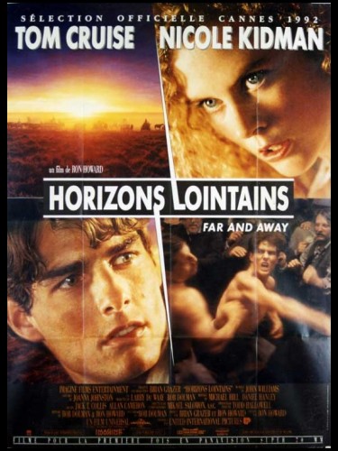 Affiche du film HORIZONS LOINTAINS - Titre original : FAR AND AWAY