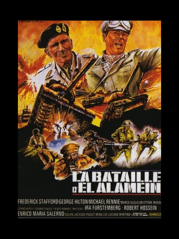 Affiche du film BATAILLE D'EL ALAMEIN (LA) - LA BATTAGLIA DI EL-ALAMEIN -  CINEMAFFICHE