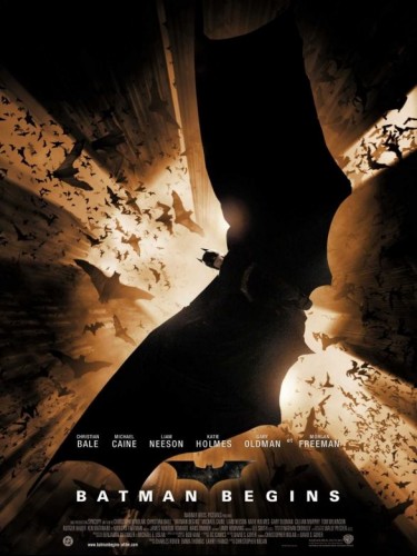 Affiche du film BATMAN BEGINS