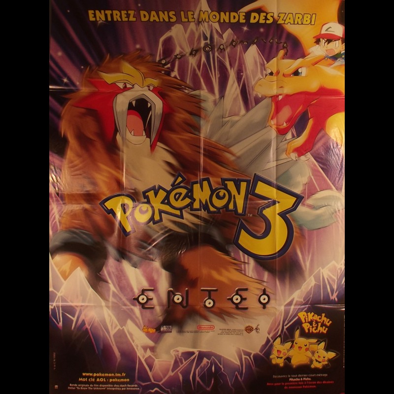 Pokémon 3 : Le Sort Des Zarbi Affiche du film POKEMON 3 - LE SORT DES ZARBI - Titre original : 結晶塔の帝王