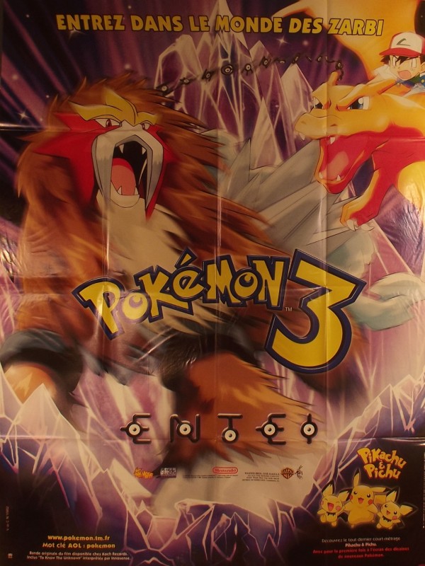 Affiche du film POKEMON 3 - LE SORT DES ZARBI - Titre original : 結晶塔の帝王