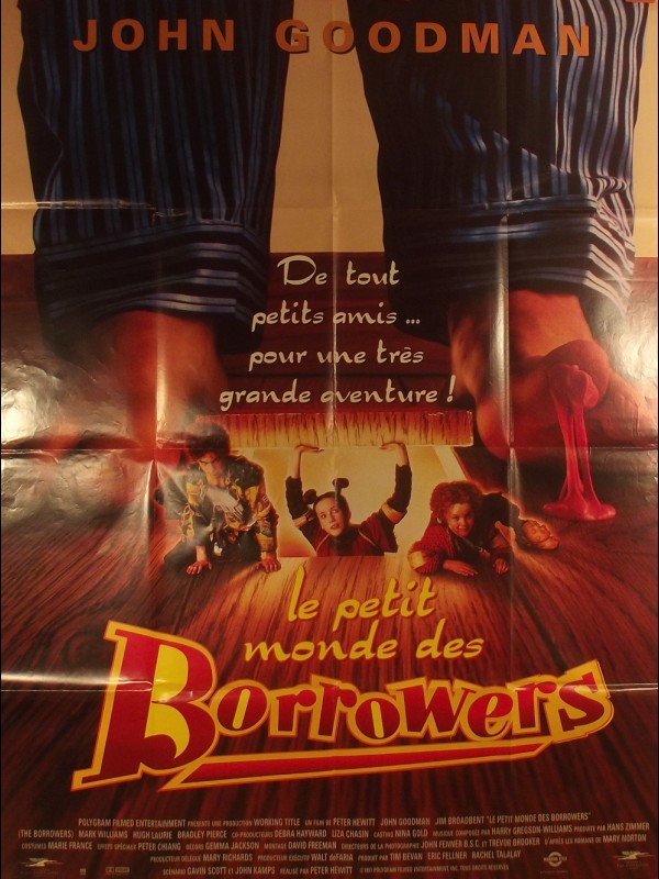Affiche du film LE PETIT MONDE DES BORROWERS - Titre original : THE BORROWERS