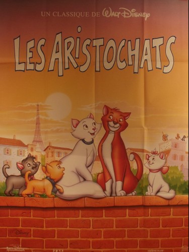Affiche du film LES ARISTOCHATS  - Titre original : THE ARISTOCATS