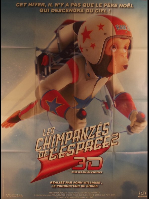 Affiche du film LES CHIMPANZES DE L'ESPACE - Titre original : SPACE CHIMPS