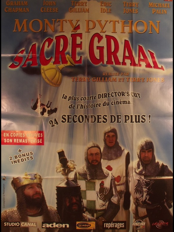 Affiche du film MONTY PYTHON SACRE GRAAL- Titre original : MONTY PYTHON AND THE HOLY GRAIL