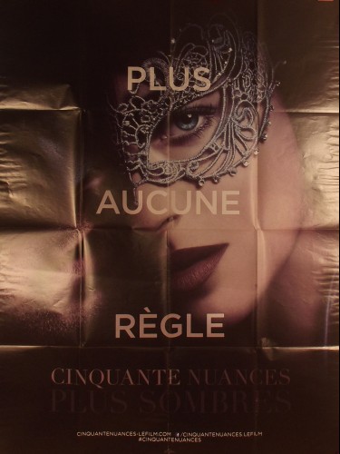 Affiche du film 50 NUANCES PLUS SOMBRES - Titre original : FIFTY SHADES DARKER