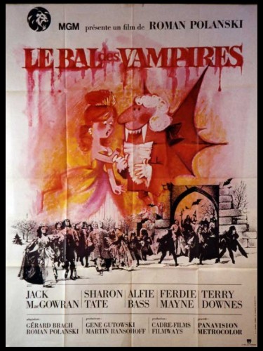 Affiche du film LE BAL DES VAMPIRES - Titre original : THE FEARLESS VAMPIRE KILLERS