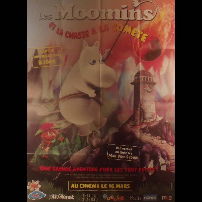Les Moomins Et La Chasse à La Comète Affiche du film LES MOOMINS ET LA CHASSE A LA COMETE - Titre original