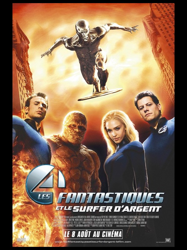 Affiche du film 4 FANTASTIQUES ET LE SURFER D'ARGENT (2) - 4 RISE OF THE SILVER SURFER