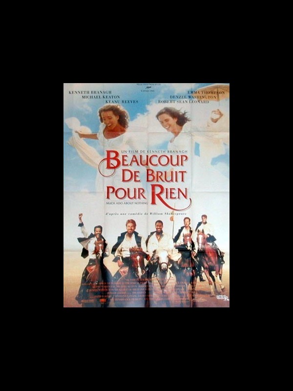 Affiche du film BEAUCOUP DE BRUIT POUR RIEN - Titre original : MUCH ADO ABOUT NOTHING