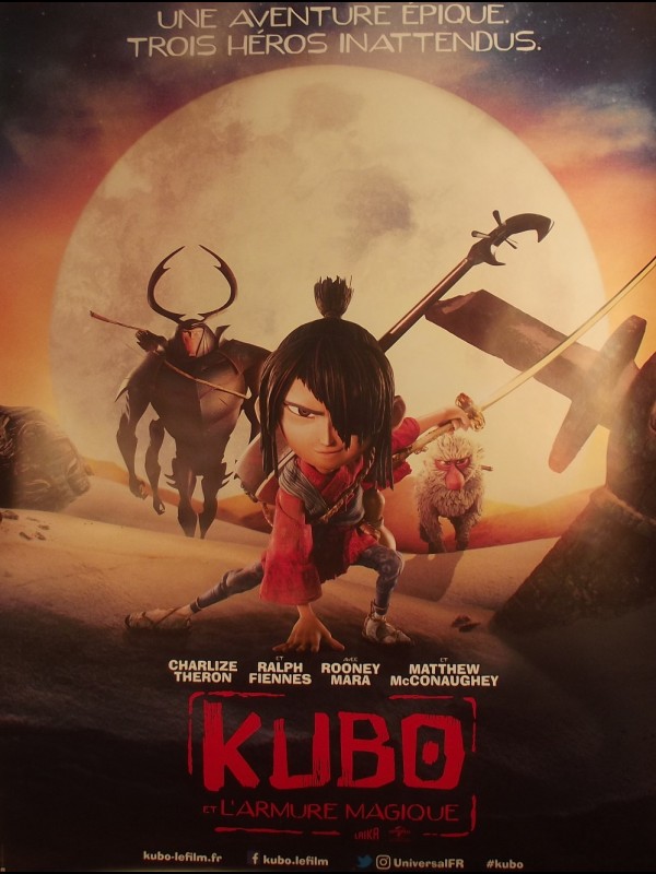 Affiche du film KUBO ET L'ARMURE MAGIQUE