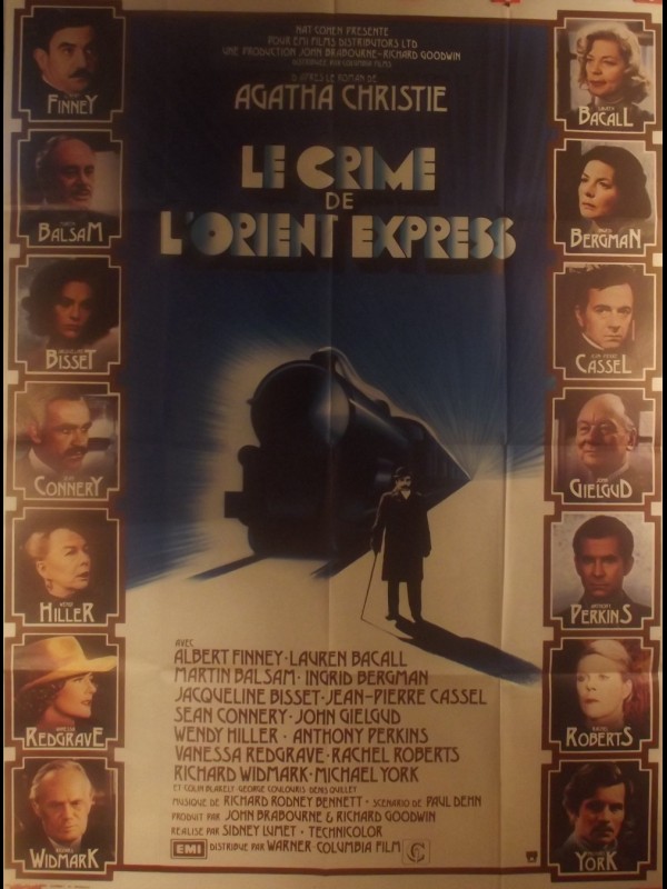 Affiche du film LE CRIME DE L'ORIENT EXPRESS - Titre original : MURDER ON THE ORIENT EXPRESS