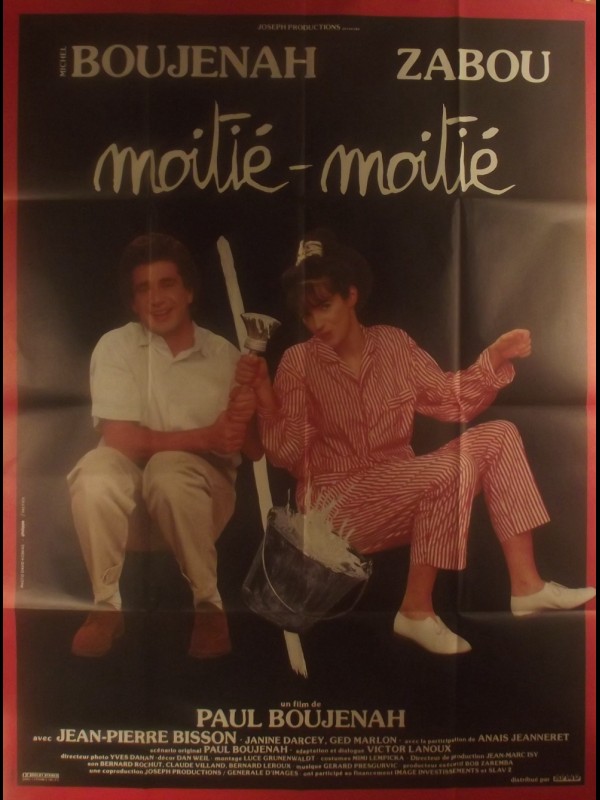 Affiche du film MOITIE MOITIE