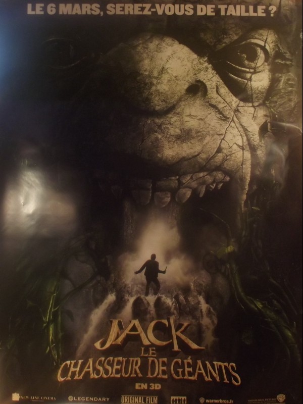 Affiche du film JACK LE CHASSEUR DE GEANTS - Titre original : JACK THE GIANT SLAYER