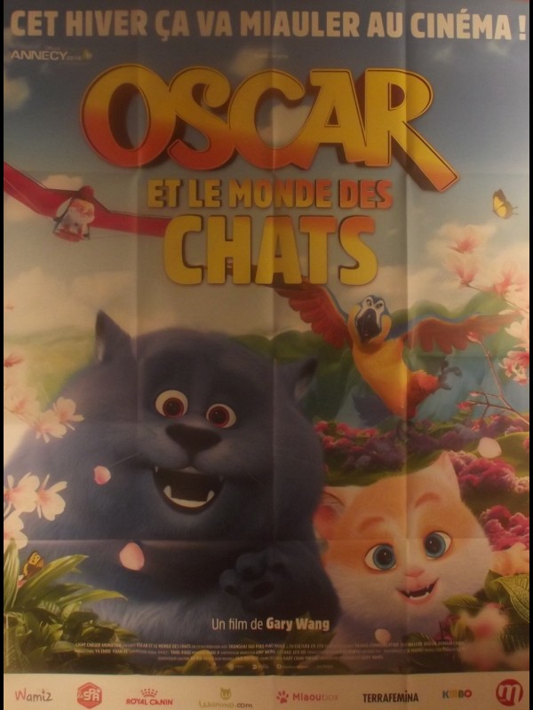 Affiche du film OSCAR ET LE MONDE DES CHATS - Titre original: CAT AND PEACHTOPIA