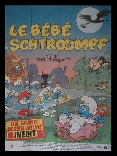 Affiche du film LE BEBE SCHTROUMPF