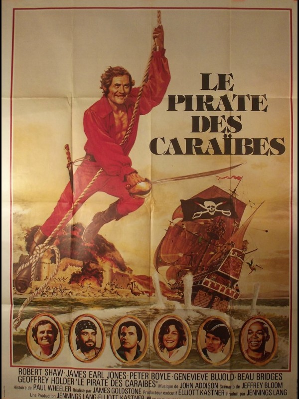 Affiche du film LE PIRATE DES CARAIBES - Titre original : SWASHBUCKLER