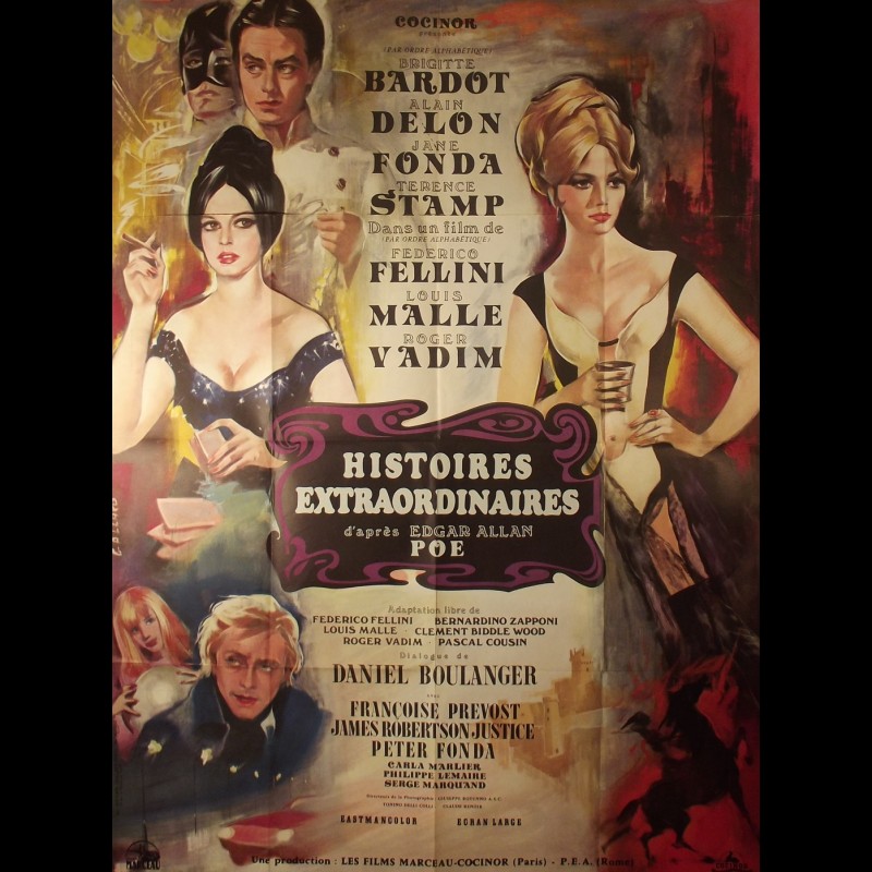 Affiche du film HISTOIRES EXTRAORDINAIRES CINEMAFFICHE