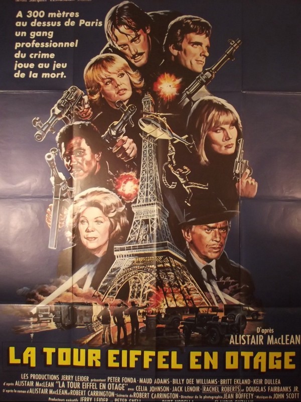 Affiche du film LA TOUR EIFFEL EN OTAGE - Titre originale : THE HOSTAGE TOWER