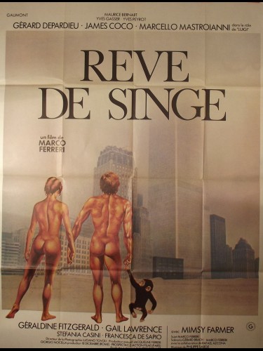 Affiche du film REVE DE SINGE - Titre originale : CIA MASCHIO