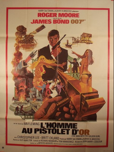 Affiche du film HOMME AU PISTOLET D'OR (L') (JAMES BOND) - THE MAN WHITH THE GOLDEN GUN