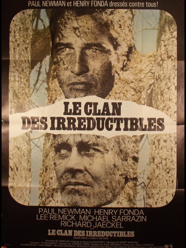 Affiche du film LE CLAN DES IRREDUCTIBLES - Titre originale : SOMETIMES A GREAT NOTION