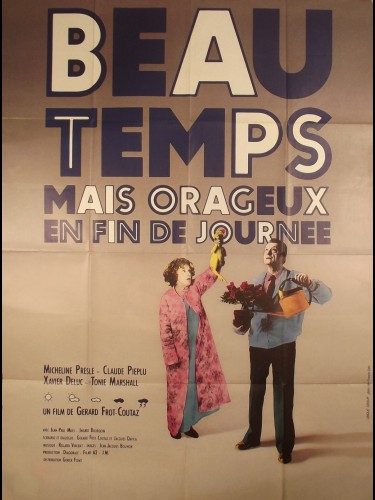 Affiche du film BEAU TEMPS MAIS ORAGEUX EN FIN DE JOURNEE