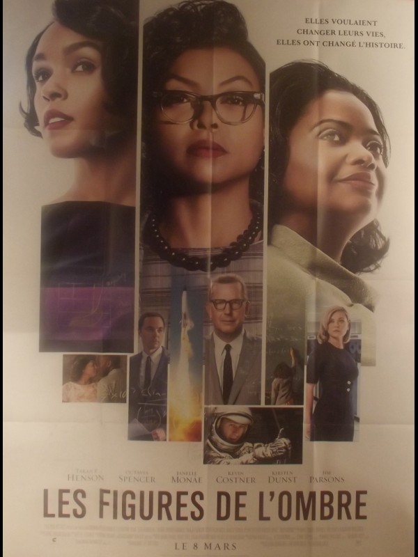 Affiche du film LES FIGURES DE L'OMBRE - Titre original : HIDDEN FIGURES