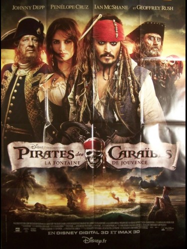 Affiche du film PIRATES DES CARAIBES - LA FONTAINE DE JOUVENCE