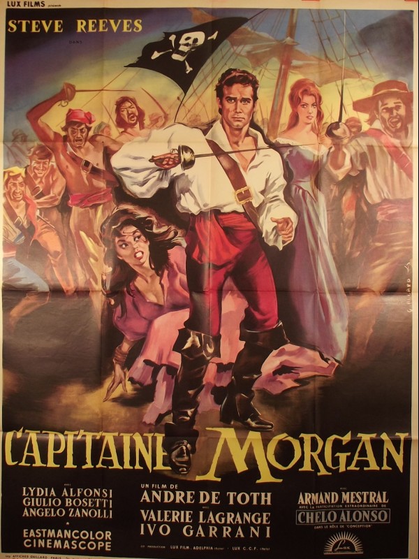 Affiche du film CAPITAINE MORGAN - Titre original : MORGAN IL PIRATA
