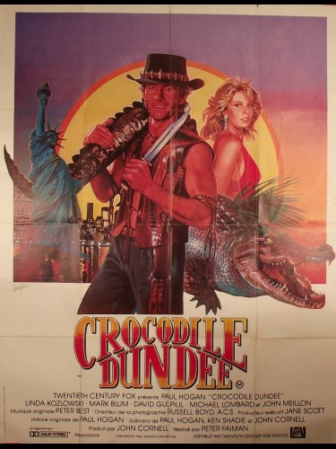 Affiche du film CROCODILE DUNDEE 1 - CROCODILE DUNDEE 1