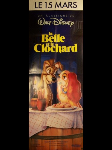Affiche du film BELLE ET LA CLOCHARD (LA) - LADY AND THE TRAMP