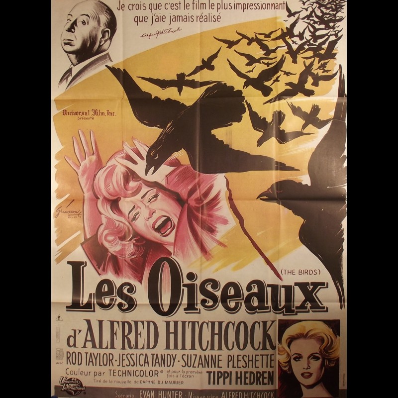 Les Oiseaux Hitchcock Film Complet Francais Youtube Affiche du film LES OISEAUX - Titre original : THE BIRDS - CINEMAFFICHE