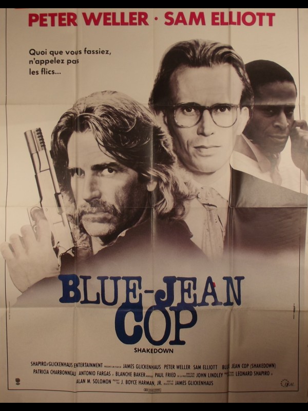 Affiche du film BLUE-JEAN COP - Titre original : SHAKEDOWN