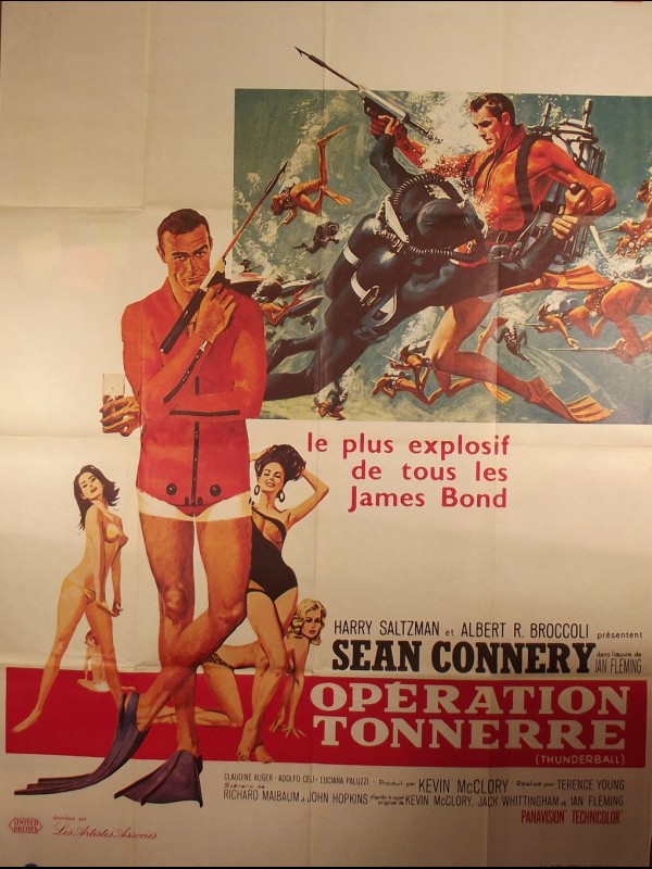 Affiche du film OPERATION TONNERRE - Titre original : THUNDERBALL