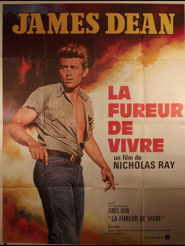 Affiche du film LA FUREUR DE VIVRE - Titre original : REBEL WITHOUT A CAUSE