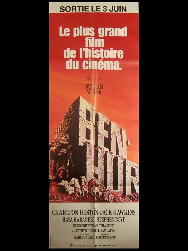 Affiche du film BEN HUR