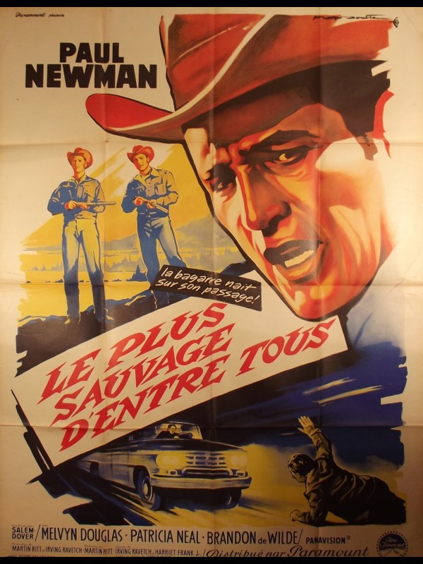 Affiche du film LE PLUS SAUVAGE D'ENTRE TOUS - Titre original : HUD