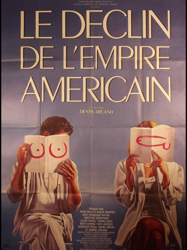 Affiche du film LE DECLIN DE L'EMPIRE AMERICAIN