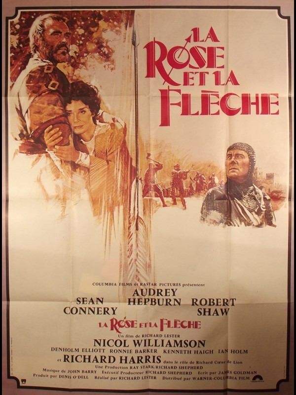 Affiche du film LA ROSE ET LA FLECHE - Titre original : ROBIN AND MARIAN